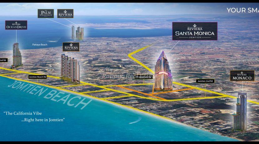 4Riviera Santa Monica Jomtien Pattaya For Sale & Rent - My Pattaya Real Estate -