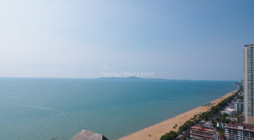 Aeras Beachfront Jomtien Condo Pattaya For Sale & Rent 1 Bedroom With Sea Views - AERAS04R