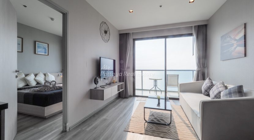 Aeras Beachfront Jomtien Condo Pattaya For Sale & Rent 1 Bedroom With Sea Views - AERAS07R