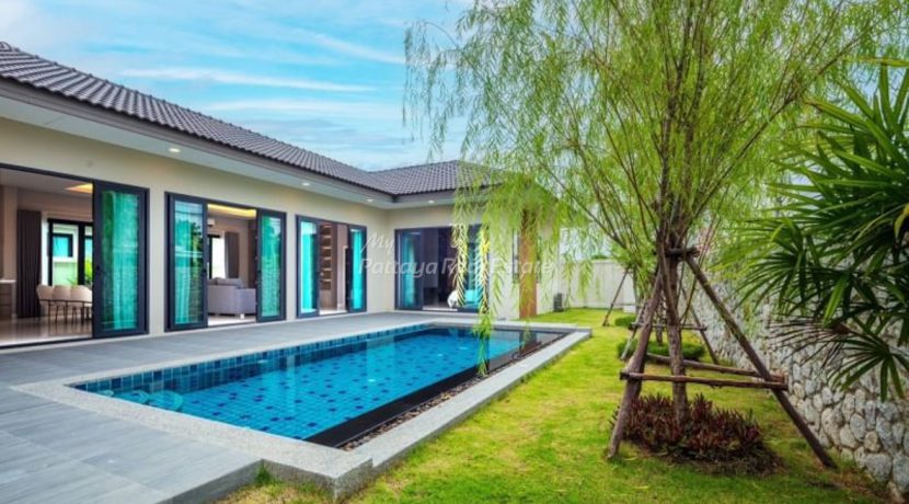 Garden Ville 8 House Pattaya For Sale & Rent 3 Bedroom with Private Pool Views - HEGV801