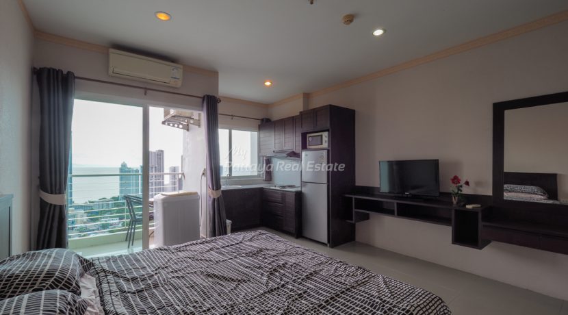 A D Hyatt Wong Amat Pattaya Condo For Sale & Rent Studio With Sea Views - AD08