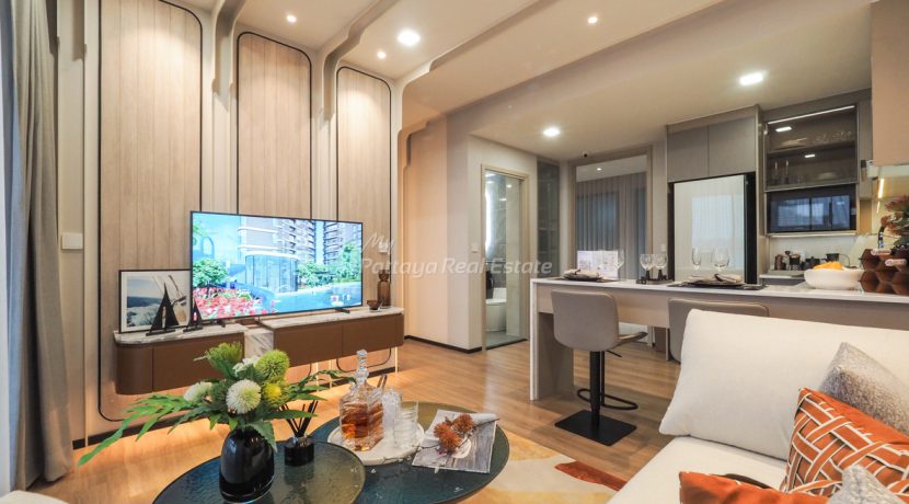 Aquarous Jomtien Pattaya Condo For Sale & Rent 1 Bedroom with City Views - AQR02