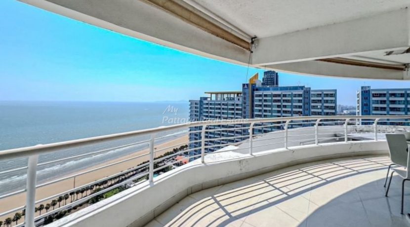 Metro Jomtien Condo Pattaya For Sale & Rent 3 Bedroom With Direct Sea Views - MTJ08