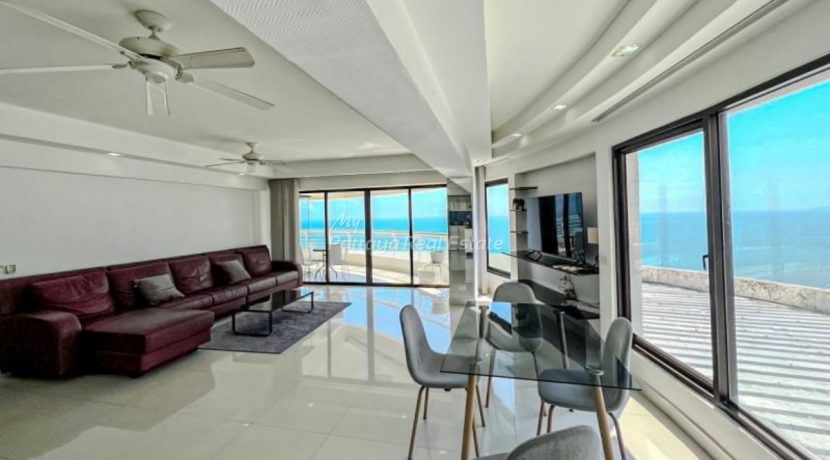 Metro Jomtien Condo Pattaya For Sale & Rent 3 Bedroom With Direct Sea Views - MTJ08