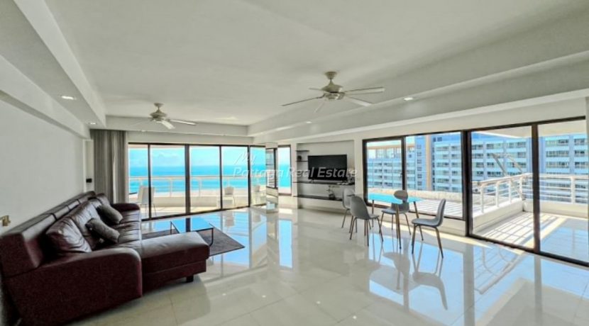 Metro Jomtien Condo Pattaya For Sale & Rent 3 Bedroom With Direct Sea Views - MTJ08