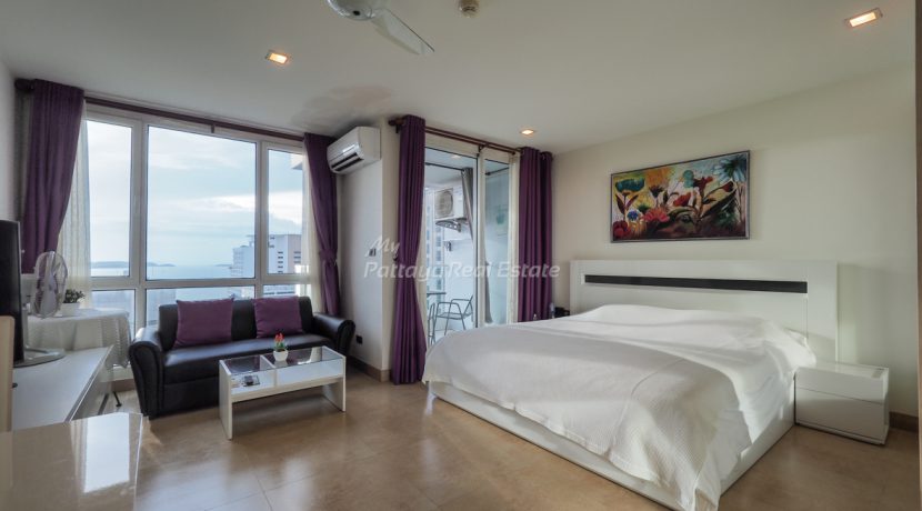 The Cliff Residence Pattaya For Sale & Rent Studio With Sea Views - CLIFF148