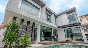 Luxury Pool Villa Jomtien House For Sale 5 Bedroom With Private Pool - HJ0004