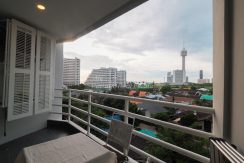 View Talay 5 Jomtien Condo Pattaya For Sale & Rent Studio With Partial Sea Views - VT5D09