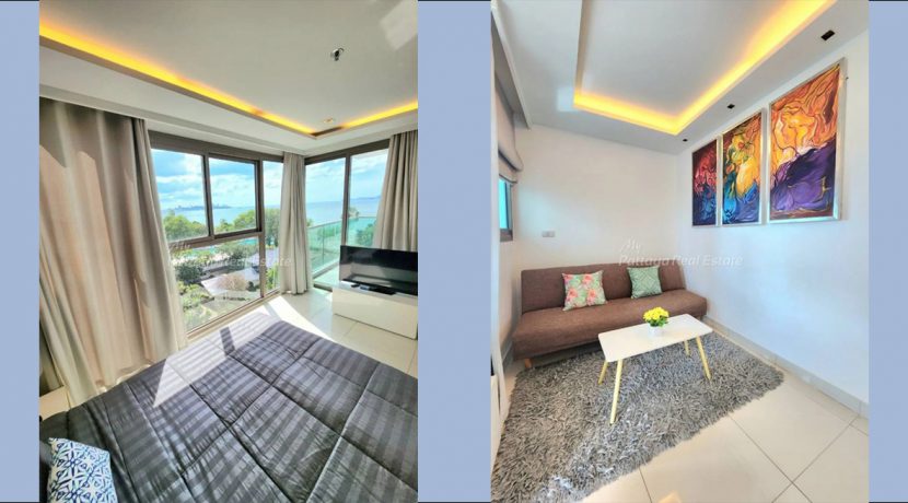 Wong Amat Tower Condo Pattaya For Sale & Rent Studio With Sea Views - WT42