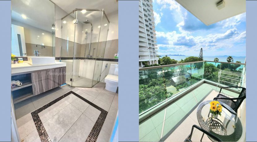 Wong Amat Tower Condo Pattaya For Sale & Rent Studio With Sea Views - WT42