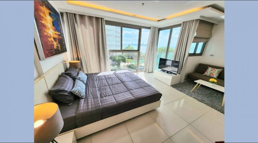 Wong Amat Tower Condo Pattaya For Sale & Rent Studio With Sea Views - WT42