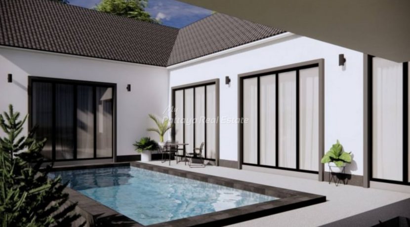 Living 23 Pool Villa For Sale 3 Bedroom With Private Pool in East Pattaya - HELV2301