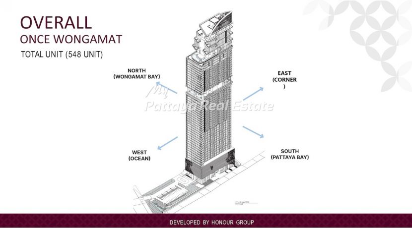 Once Wongamat Condominium Pattaya For Sale & Rent - My Pattaya Real Estate 31