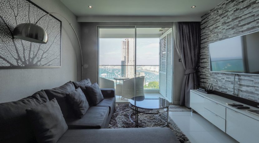 Sky Residence Pattaya For Sale & Rent 2 Bedroom With Pattaya Bay Views - AMR116