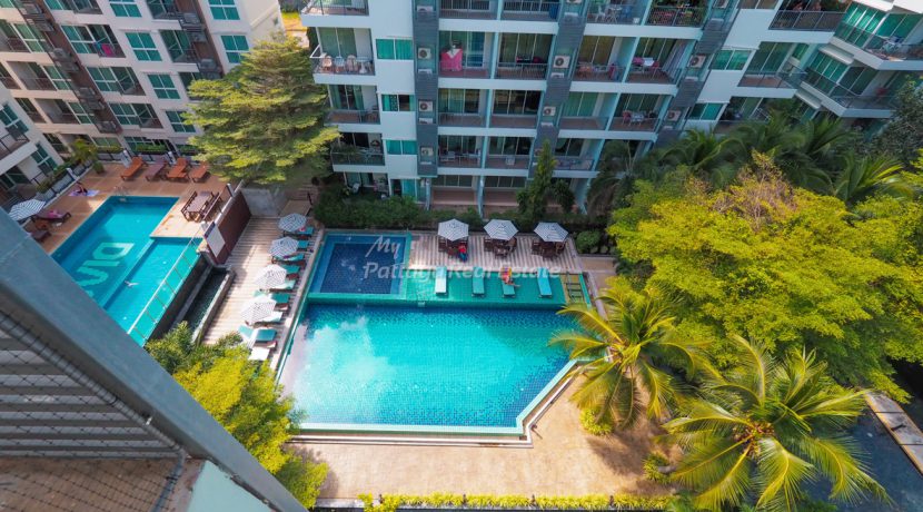 Diamond Suites Resort Condo Pattaya For Sale & Rent Duplex 1 Bedroom With Pool Views - DS34R