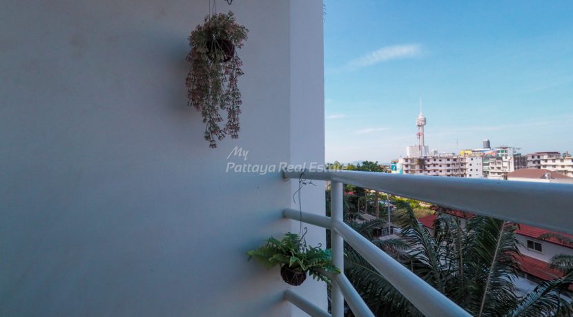 View Talay 2 Condo Pattaya For Sale & Rent Studio With City & Partial Sea Views - VT2A11