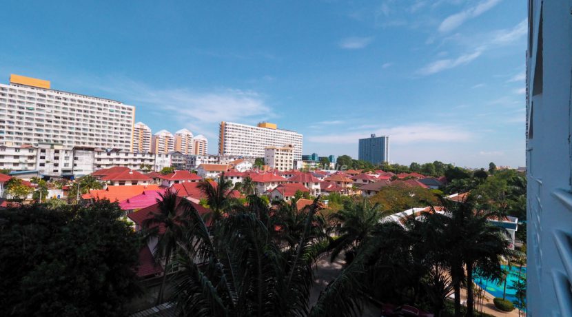 View Talay 2 Condo Pattaya For Sale & Rent Studio With City & Partial Sea Views - VT2A11